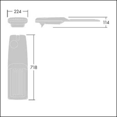 Thorn LED-Straßenleuchte 740 IP 72L90- #96800091