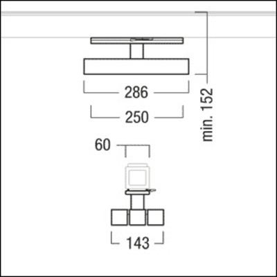 Zumtobel Group LED-Strahler 2x7 930, weiß SCENO 2X7 #42955526