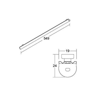 Brumberg Leuchten LED-Sanierungseinsatz o.VG 549mm, 3000/4000K 80011003