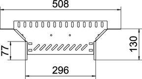 OBO Bettermann Vertr Anbau-Abzweigstück Kabelrinne 110x300 RAA 130 A2