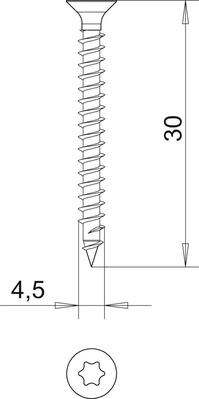 OBO Bettermann Vertr Sprintschraube 4759T 4.5x30