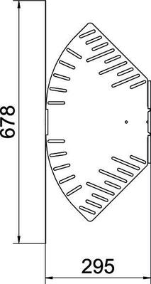 OBO Bettermann Vertr Bogen, winkelverstellbar 60x300 tauchfeuerv. RB W 630 FT