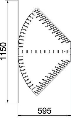 OBO Bettermann Vertr Bogen, winkelverstellbar 60x600 rostfrei RB W 660 A2 OBO Bettermann Vertr Bogen, winkelverstellbar 60x600 rostfrei RB W 660 A2