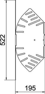 OBO Bettermann Vertr Bogen, winkelverstellbar 85x200 bandverzinkt RB W 820 FS