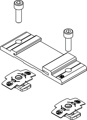 K2 Systems Montagehalterung-Set InsertRail 2.0 schw. 2004375