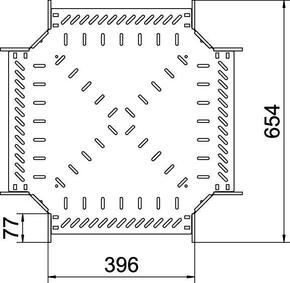 OBO Bettermann Vertr Kreuzung für Kabelrinne 60x400 RK 640 FS