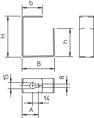 OBO Bettermann Vertr Trennbügel 46x55mm BSK-B0511