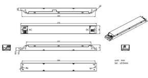 Houben LED-Treiber 400/450/650/700mA CUPOID LCCB 100DIP