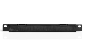 DIGITUS Kabelzuführung 0,5HE,RAL 9005 DN-10-ORG-1-2U-B