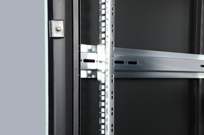 DIGITUS Netzwerkschrank Unique 26HE,RAL 9005 DN-19 26U-6/10-B-1