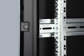 DIGITUS Netzwerkschrank Unique 42HE,RAL 9005 DN-19 42U-6/6-B-1