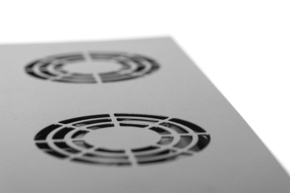 DIGITUS Lüftereinheit 2 Lüfter,RAL 9005 DN-19 FAN-2-HO-SW