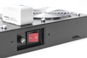 DIGITUS Dachlüftereinheit 2 Lüfter,RAL 9005 DN-19 FAN-2-WM-T-SW