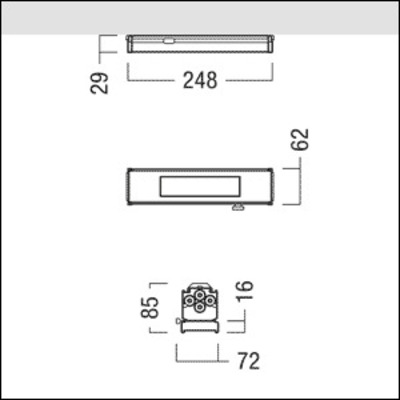 Zumtobel Group basicDIM Baustein Tecton BC TEC-GP WH IP54