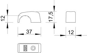 OBO Bettermann Vertr ISO-Nagelschelle grau 4032