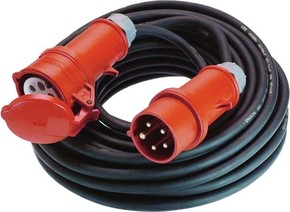 Bachmann CEE-Verlängerung 32A/400V,10m,sw 346.171