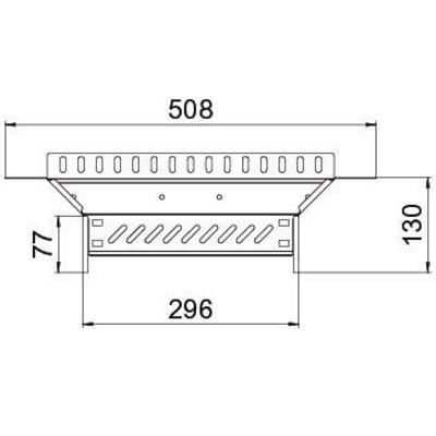 OBO Bettermann Vertr Anbau-Abzweigstück für Kabelrinne 60x30 RAA 630 FSK SW