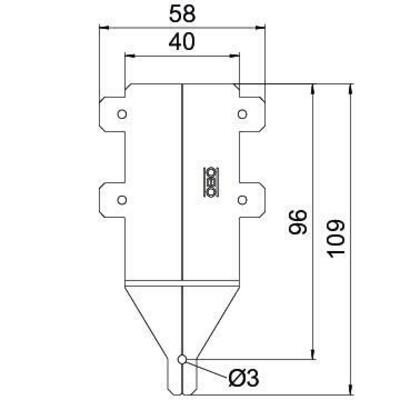 OBO Bettermann Vertr Staubschutzelement variabel NB 100-200 VSSE 100 FS