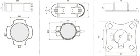 DEHN Befestigungsset BFS SR D50 #819283