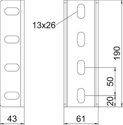 OBO Bettermann Vertr U-Stiel-Verbinder inklusive VUS 7 G