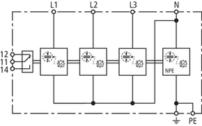 DEHN Überspannungsableiter Typ 1+2 DCU EMOB 1 32