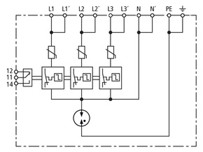 DEHN Überspannungsableiter Typ 2+3 DCU EMOB 2 25 C