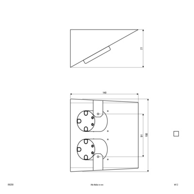 EVN Lichttechnik Möbelanbau-Steckdose Doppel- 230V 16A 092 250 eds