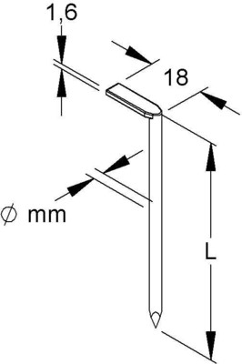 HKL Hakennagel 731V/70