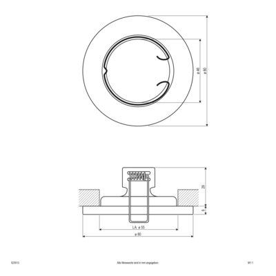 EVN Lichttechnik EB-Leuchte 50W 230V IP20 523 013 chr/sat