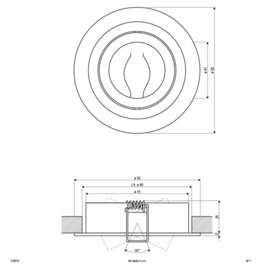 EVN Lichttechnik NV-EB-Leuchte 50W 12V IP20 618 014 alu