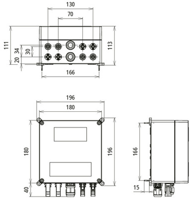 DEHN Generatoranschlusskasten für PV-Anlagen DCU 2 YPV11002M1SMC4