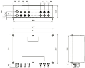 DEHN GAK Typ 1+2 im Gehäuse IP6 5 f. PV-Anl. 3MPPT DCU 2 YPV 1+2#900988