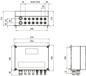 DEHN GAK Typ 2 im Gehäuse IP65 f. PV-Anl. 3MPPT DCU 2 YPV1100#900931