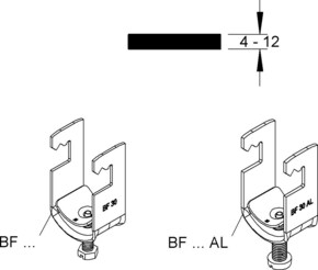 Niedax Bügelschelle BF 22 AL