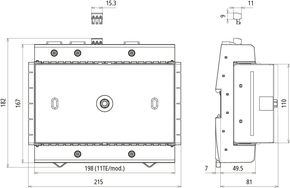 DEHN Kombi-Ableiter Typ 1+2+3 DV ACI M TNC 264 FM