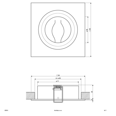 EVN Lichttechnik NV EB-Leuchte aluminium 50W 609 014