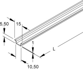 Niedax Tragschiene 2937/2 GO