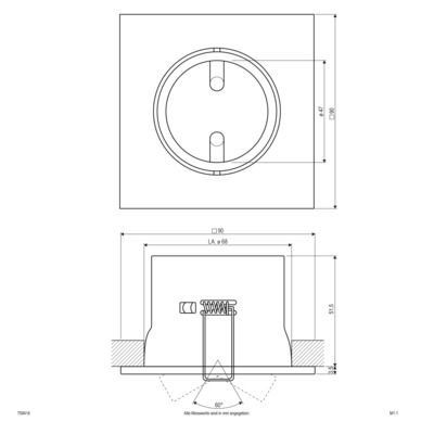 EVN Lichttechnik NV EB-Leuchte chr-mt 50W 759 414