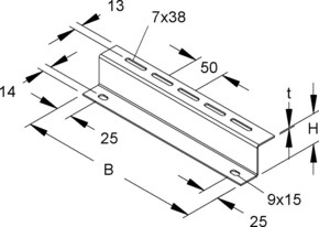 Niedax Distanzprofile RZP 50/100