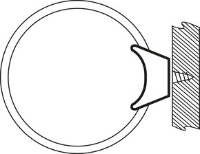HellermannTyton Befestigungssockel LKC-N66-BK-C1
