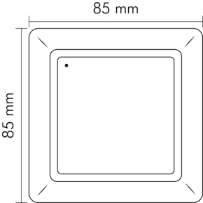 Nobile Aufputztaster 1-fach BT 9109011015