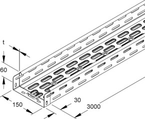 Niedax Kabelrinne RLV 60.150