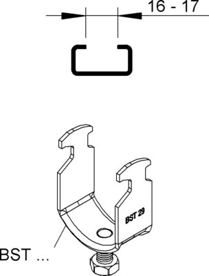 Niedax Bügelschelle BST 21 Niedax Bügelschelle BST 21