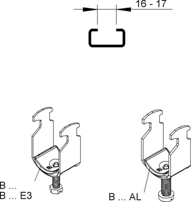 Niedax Bügelschelle B 26