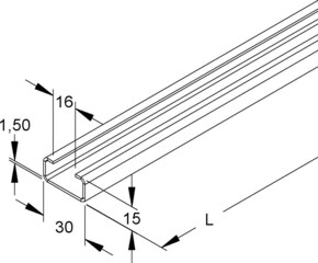 Niedax Ankerschiene 2970/2 E3