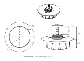 Philips Lighting Highbay-Sensor LSCS Highb #75383999