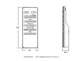 Philips Lighting Fernbedienung LSCS Highb #75677999