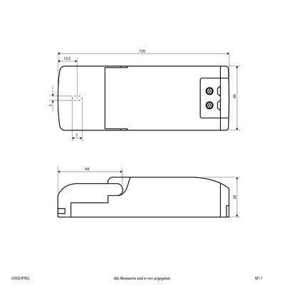 EVN Lichttechnik LED-Netzgerät 600mA URR24PNG