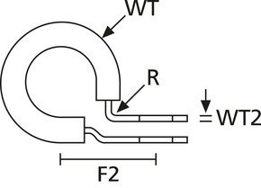 HellermannTyton Befestigungsschelle ALU13C-ALUCR-NABK-C1
