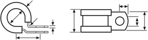 HellermannTyton Befestigungsschelle ALU13C-ALUCR-NABK-C1